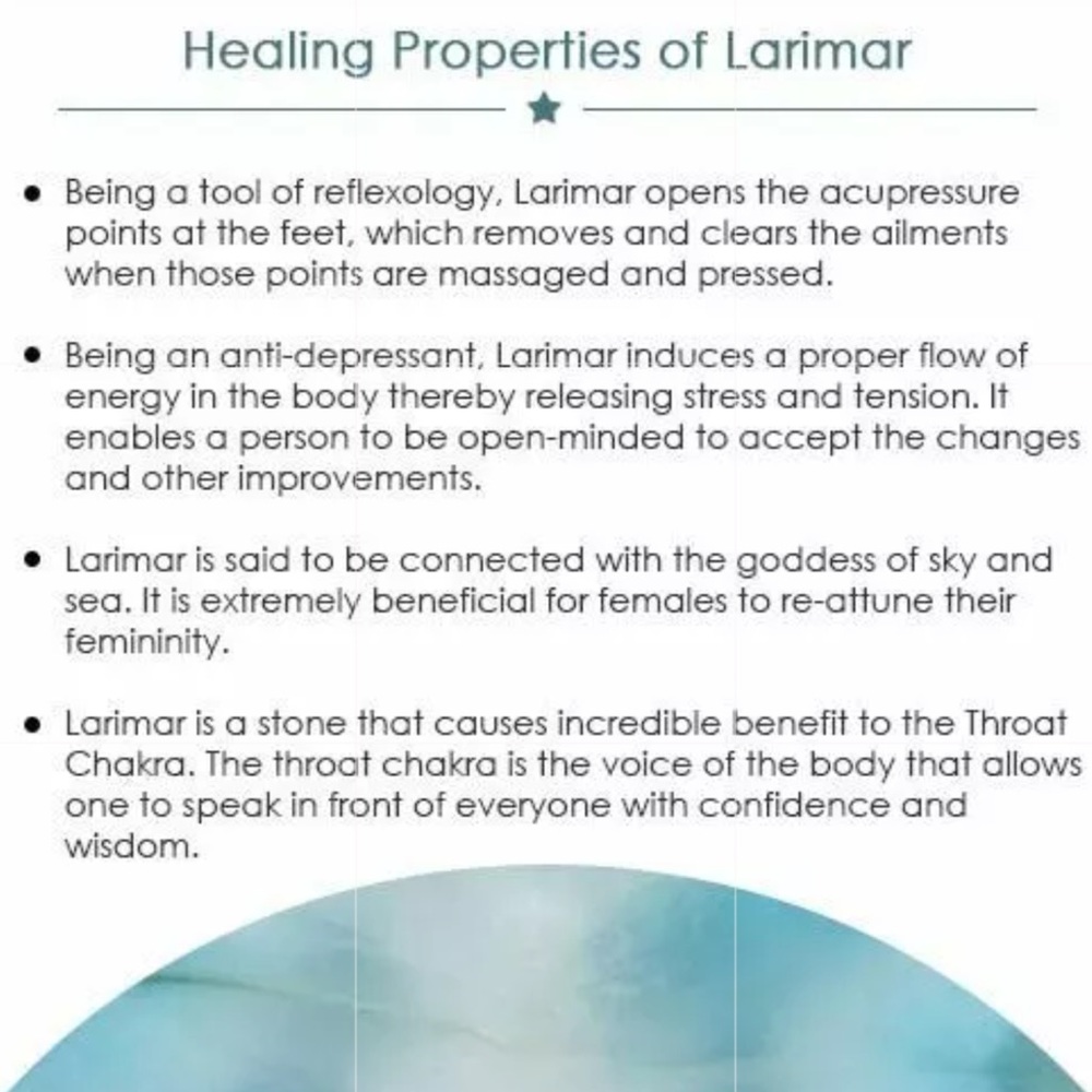 Rare Larimar gemstone pendants - Picture 4 of 4
